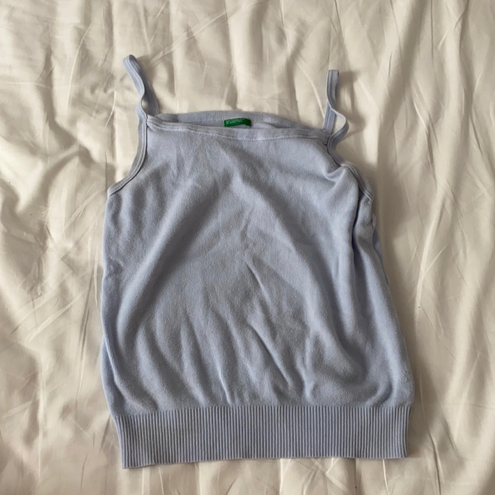 Light blue tank top